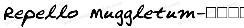 Repello Muggletum字体转换